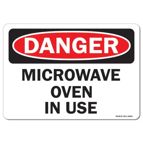Safety Sign, OSHA Danger, 10